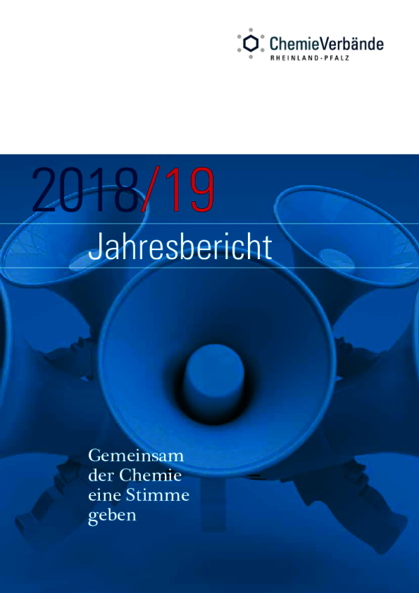 Jahresbericht der Chemieverbände Rheinland-Pfalz