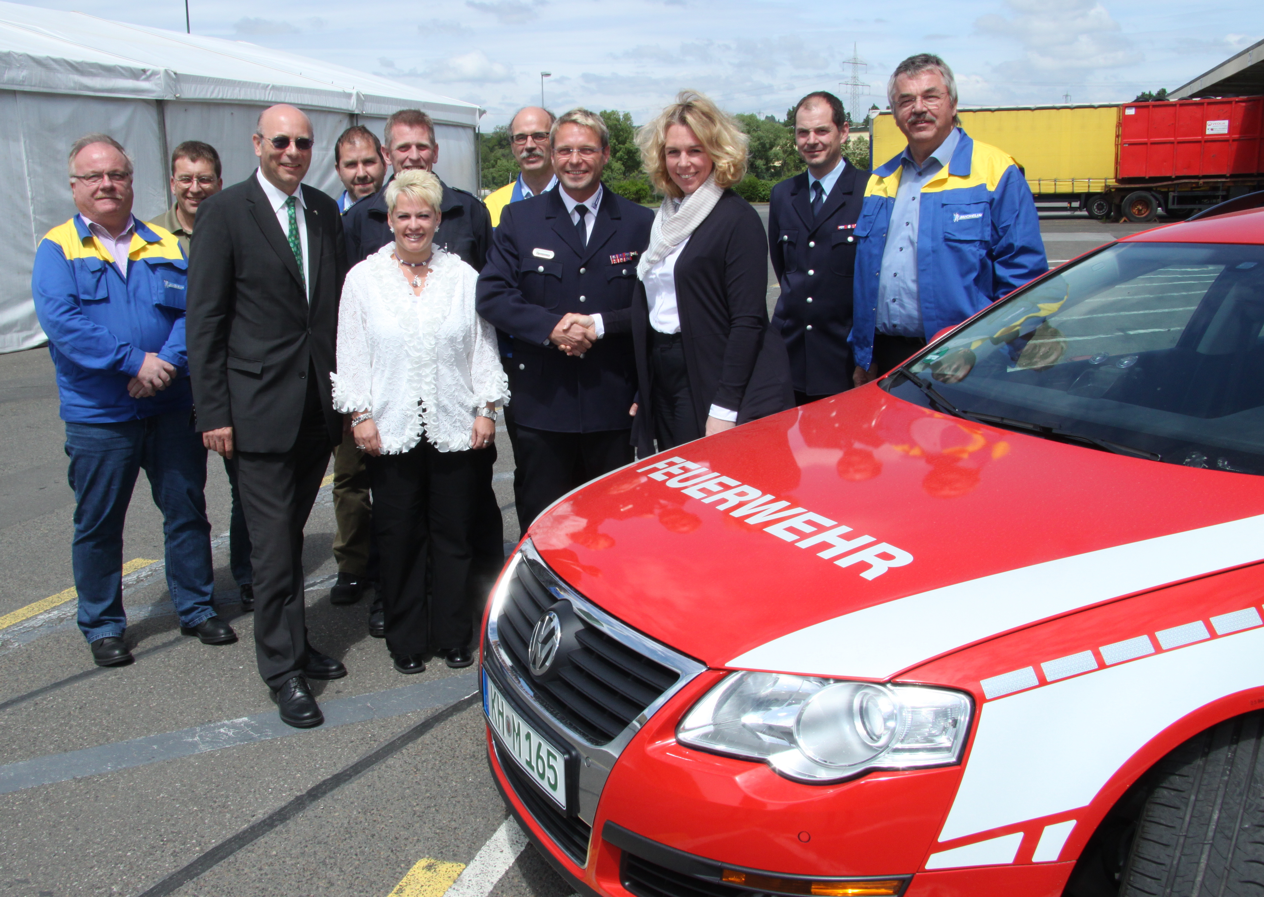 Leiter der Michelin Werkfeuerwehr ausgezeichnet